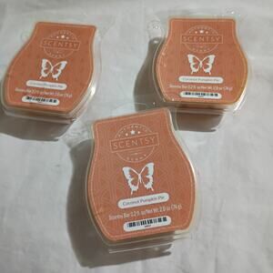 Scentsy Bar COCONUT PUMPKIN PIE 3.2 oz Authentic(Set of 3) scented wax- NEW